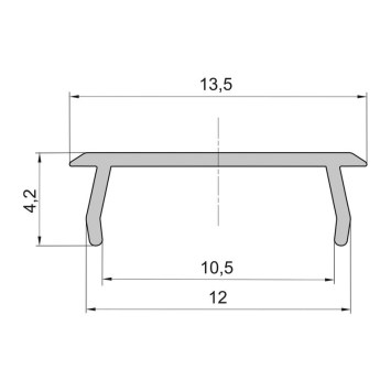 Difúzor číry PC-N14-ČÍRY obrazok-2