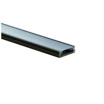 LED povrchový hliníkový profil BC36, bronzový, 19x6mm obrazok-1