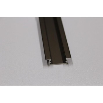 LED zápustný hliníkový profil BC03, bronzový, 23x8mm obrazok-1